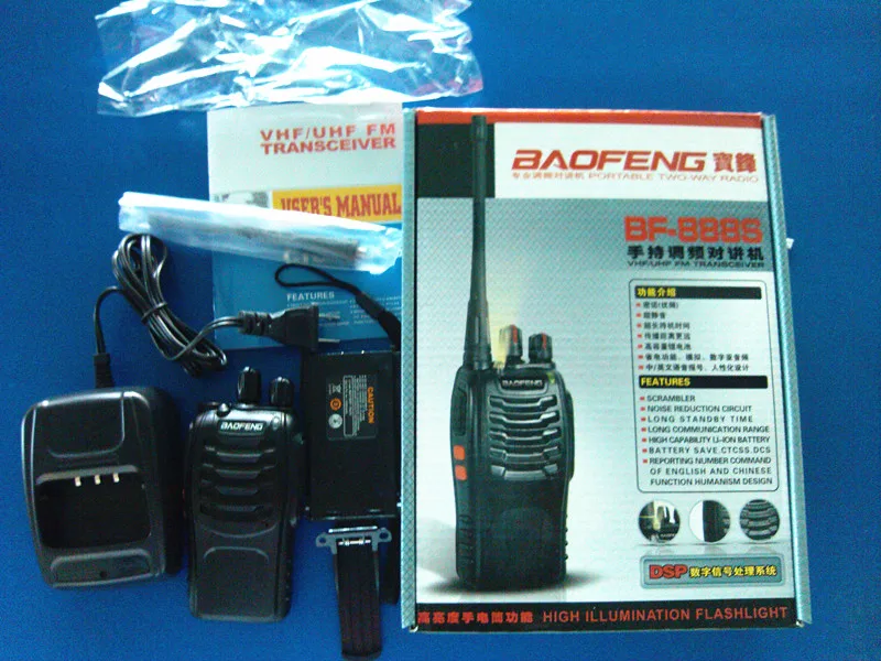 Baofeng hot BF-888S  ham radio original factory baofeng 888s including earphone handheld walkie talkie