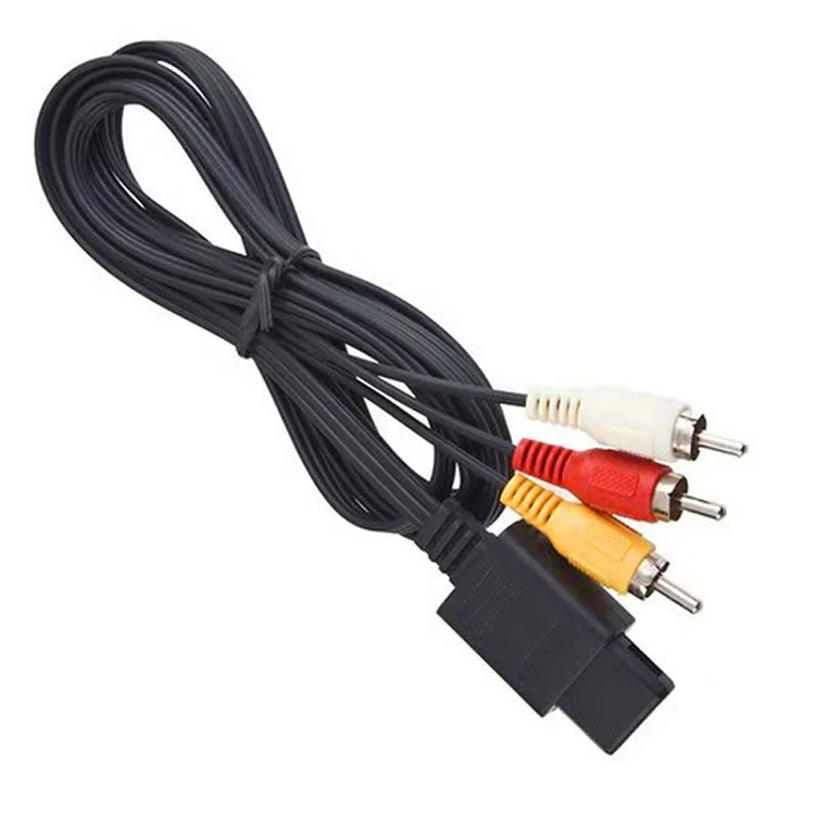 Audio Video Av Cables For Snes/n64 Video Games Console 6ft Wire Cord Rca Tv Av Cable Lead Line