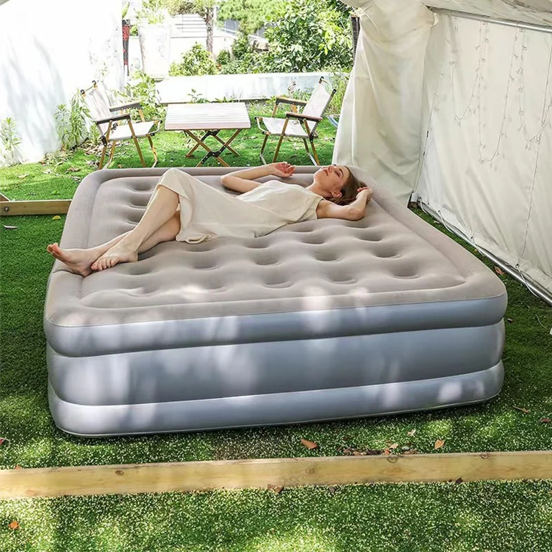 Air Inflating Modern Self-Inflating Inflatable Air Mattress with Electric Pump for ...