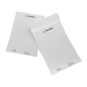 Personalizes Business Square Grid 80g Graph Paper Memo Pad Tear Off Promotional Used Custom Printed Notepad