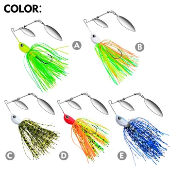 Metal Blade Spinnerbait with Fringe, 10g/14g Anti-snag Bionic Fishing Lure – Metal Jig – view 3