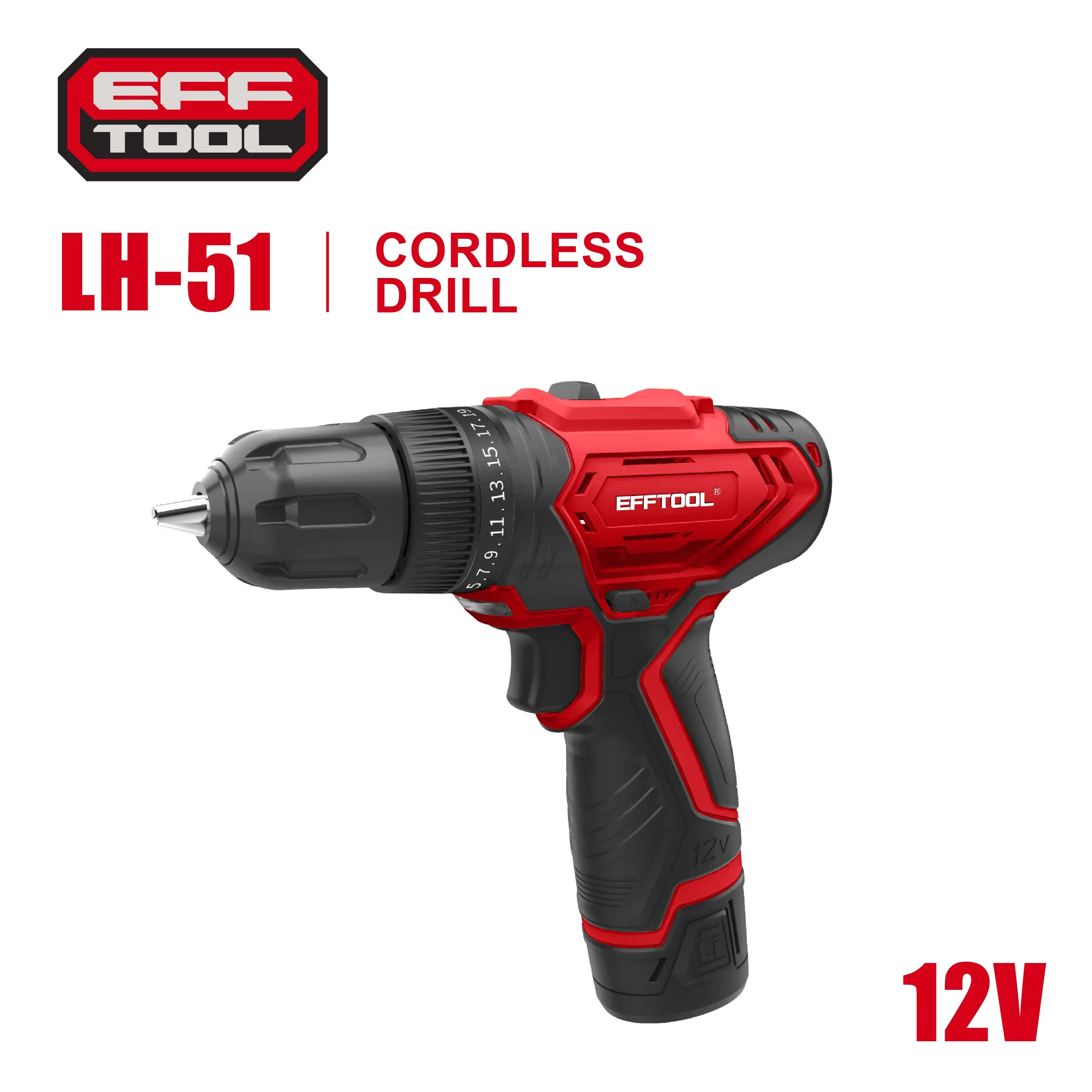 Liion 12v Cordless Power Hand Drill 10mm Screwdrivers Electric