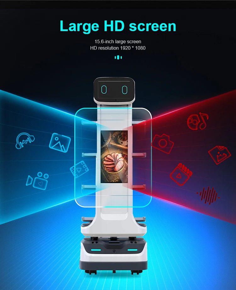 Autonomous Food Delivery Robot Delivery Bots Restaurant Robot| Alibaba.com