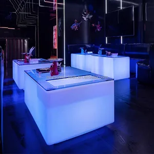 Indoor Luminous Dining Table Waterproof for Dining Room