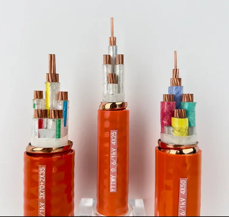 Flexibele Vuurvaste Hoge Temperatuur Waterdichte Elektrische Kabel Draad Minerale Geïsoleerde Verwarming Koperen Kabels Brandwerende Kabel
