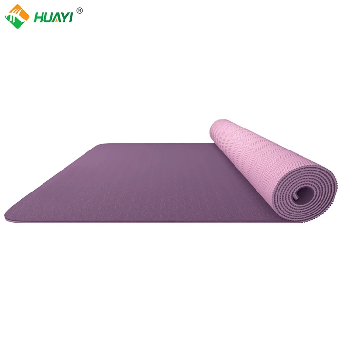 Dropshipping Tpe Yoga Matt De Yoga Sport Gym Yogamatt Anti Slip 6mm Custom Logo Uv Print Eco