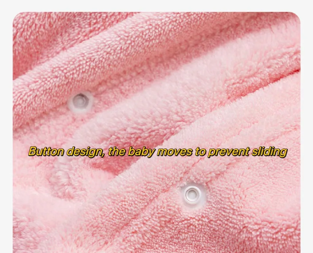 Hot sale Coral fleece Cartoon Hooded Bath Towel Ultra Soft Hooded Towel for Baby Toddler Ultra Absorbent Bathrobe Blanket factory