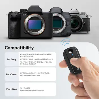 SmallRig Wireless Remote Control for Sony for Canon for Nikon Camera, Fits for Sony and Canon and Nikon-3902 detail image
