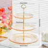 Amber Diamond Fruit Plate, 3-Tier, 20 x 25 x 30 cm