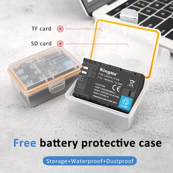 KingMa Wholesale LP-E6 Digital Li-ion Batteries for CANON EOS 60D 70D 7D 6D 5D MARK 2 II MARK 3 III DSLR detail image