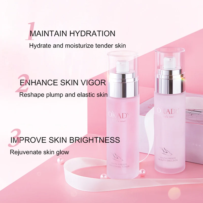 OKADY Professional Facial Skin Care Set - Hyaluronic Acid
