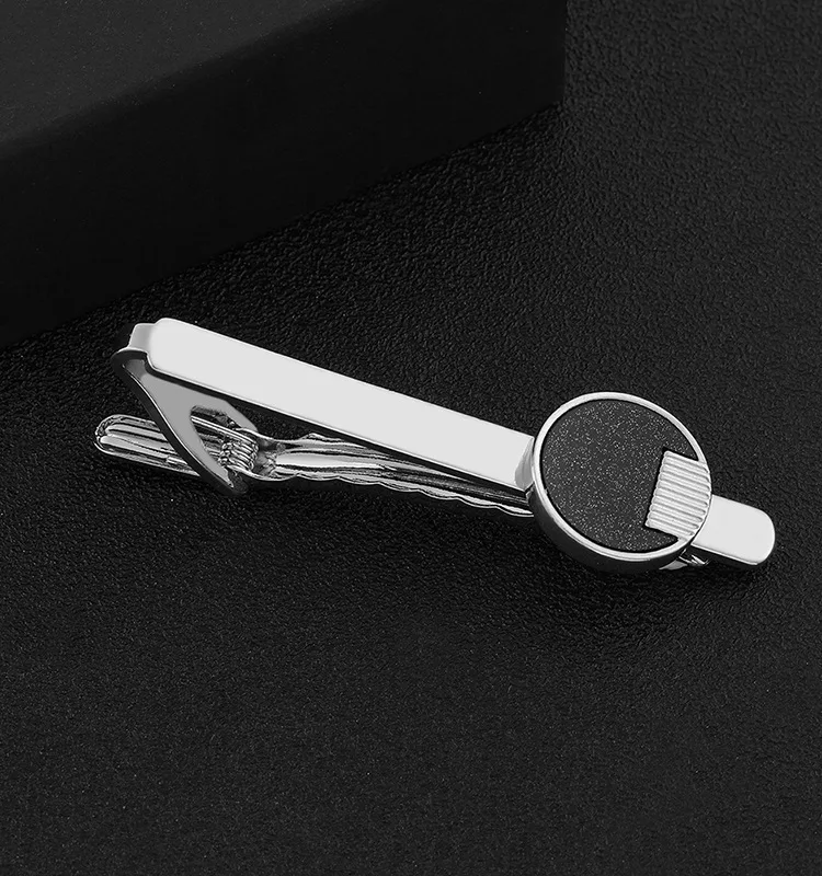 Fashion personality creative gold silver men's business simple tie clip custom logo tie clip manufacture