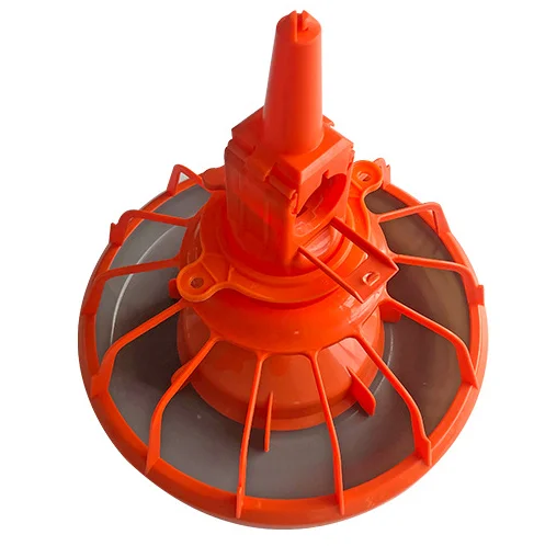 Duck Goose House Pan Feeder Poultry Feeding Systems Yellow Red