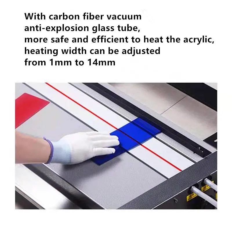 48 дюймов 125 см акриловый пластиковый нагреватель сгибатель прозрачное плексированное стекло Акриловая Складная