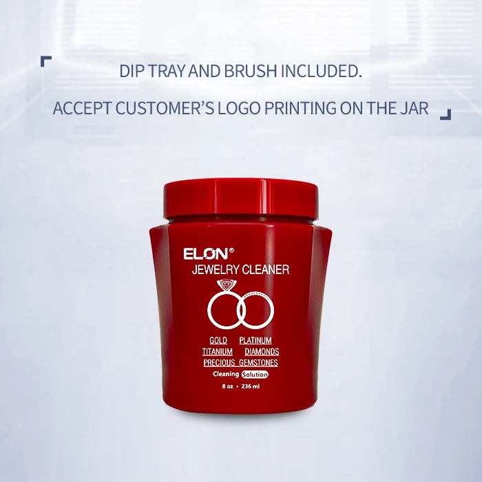 236ml Gem Jewellery Cleaner Kit Fine Jewelry Cleaning Liquid Solution