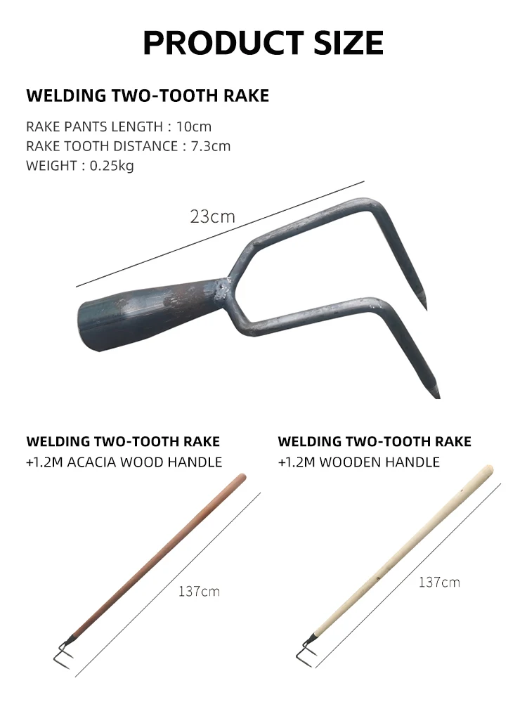 product hot sale heavy duty farm tools garden leaf rake for digging gardening weeding-3