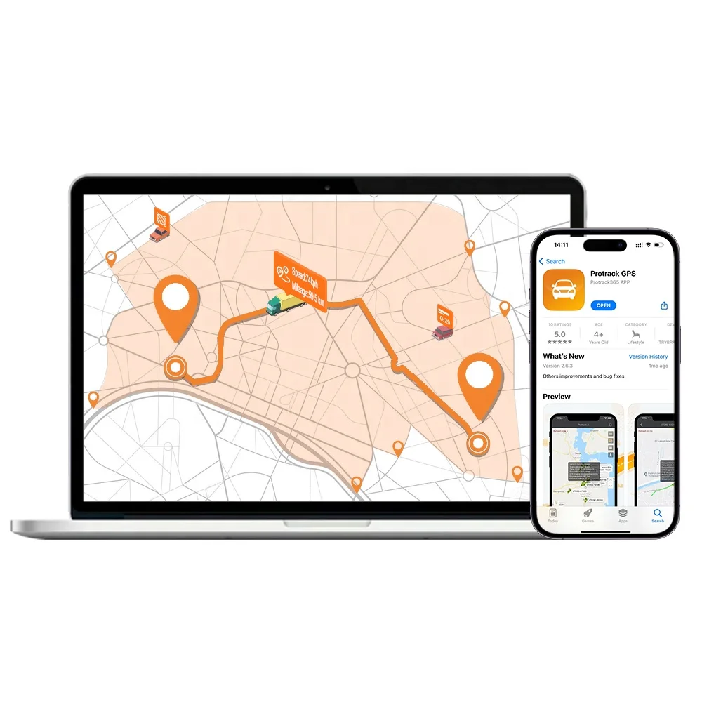 PROTRACK Micro GPS Tracker Device with Google Maps Sim Card Wireless Positioning Detector Open Source Code & Web Based Platform