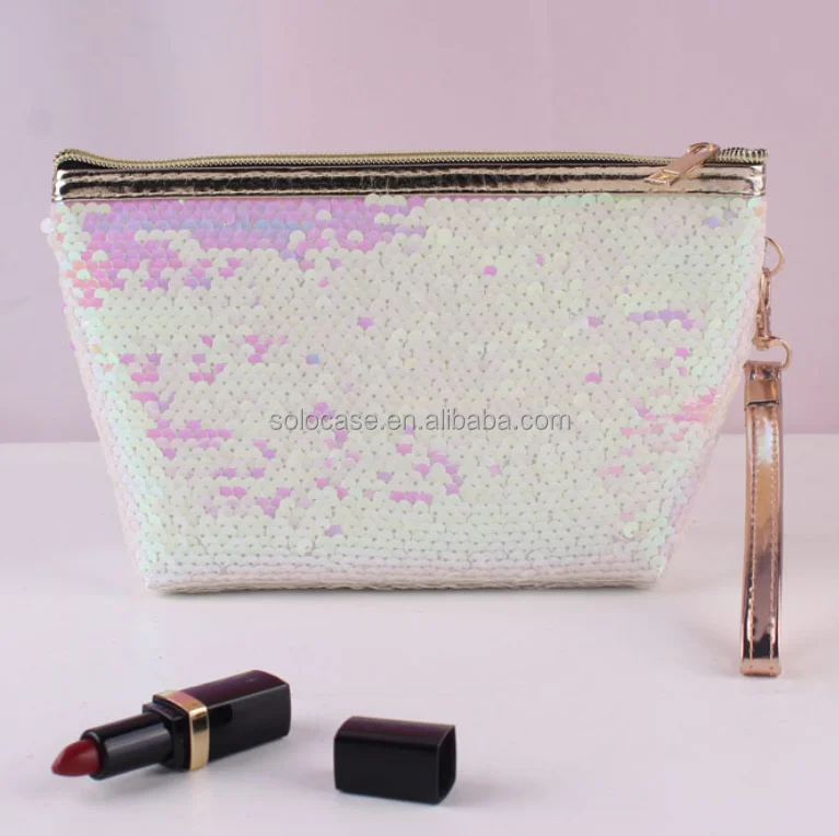 Double-Color Magic Mermaid Sequin Cosmetic Bag