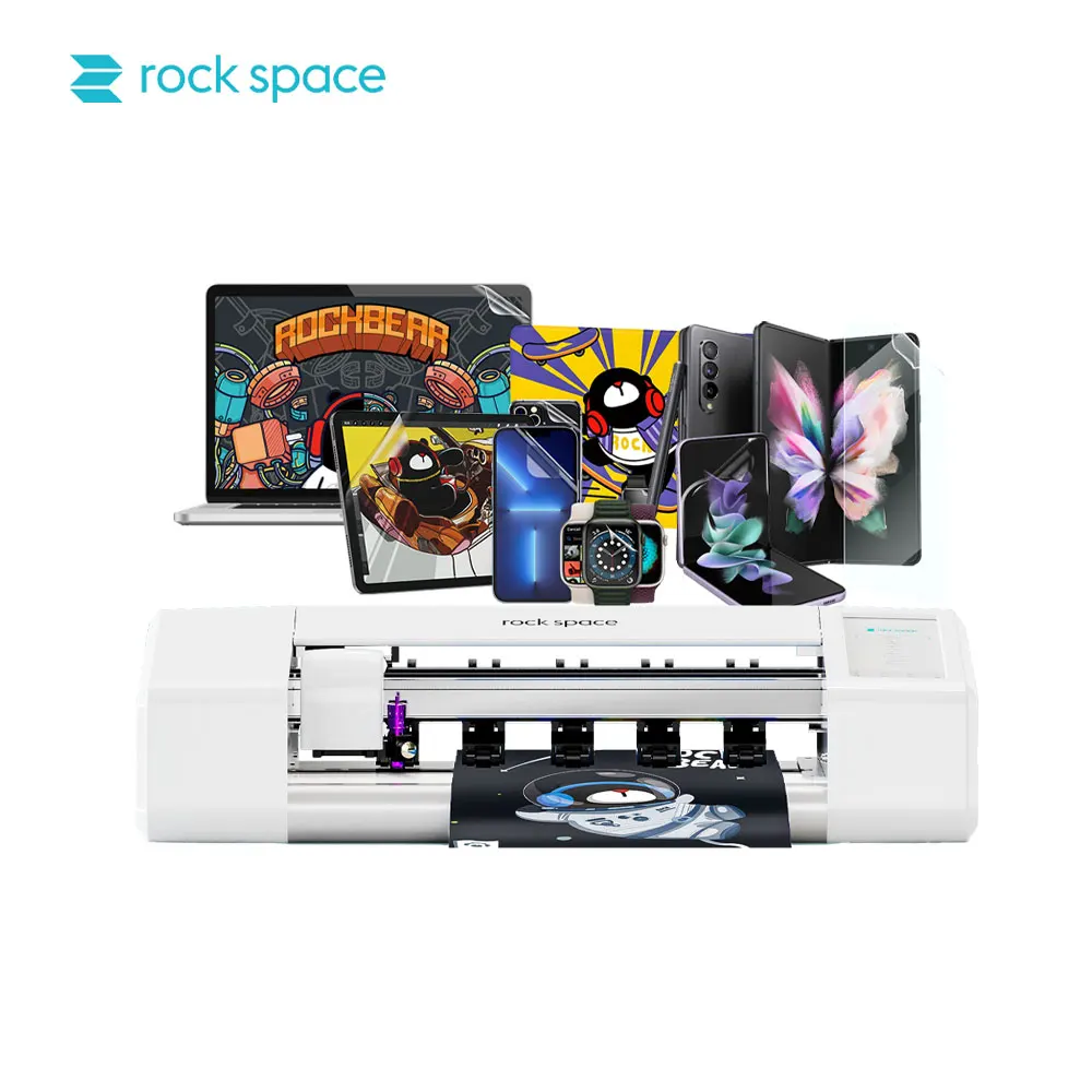 Rock Space Screen Protector Cutting Machines Mobile Screen Protector Cutting Machine