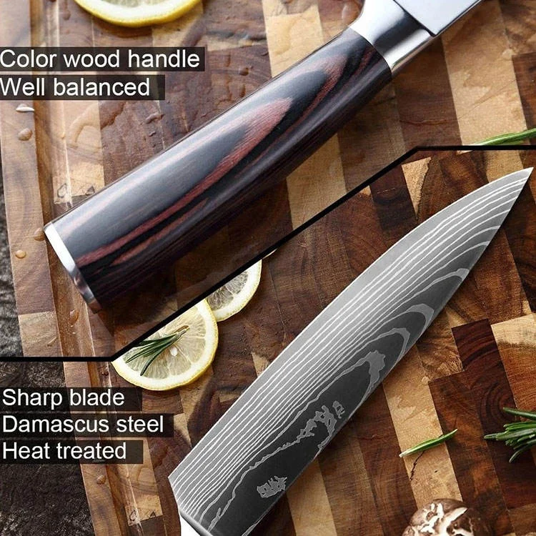 Buy Wholesale China Wholesale Price 10pcs Stainless Steel Kitchen Knife  Santoku Chef Modern Knives Kitchen Knife Set & Kitchen Knife at USD 2.99