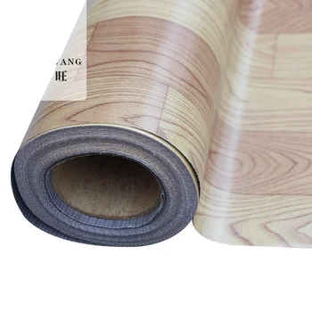 Excellent 2 mm pvc plank laminated floor covering industrial self adhesive vinyl flooring temporary floors