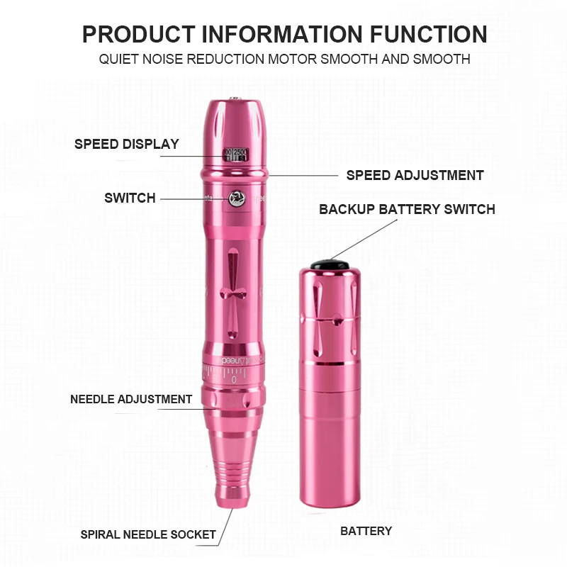 Pmuopular Korea Microblading Kit Micropigmentation Machine Pmu MTS Semi Wireless Permanent Makeup Machine
