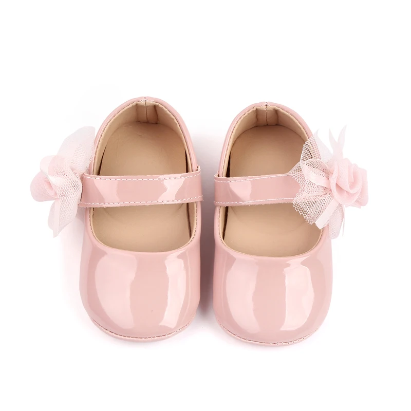 High Quality Soft PU Leather Baby Toddler Girl Shoes Prewalker Girl Shoes 2025 factory