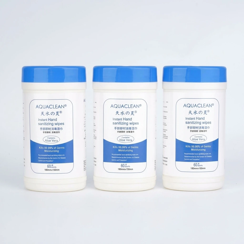 Wholesale DREASY Brand Non-Woven Anti-bacterial Household Cleaning Wet Wipes Customized Sheet Size 20*18cm 100pcs Disinfecting
