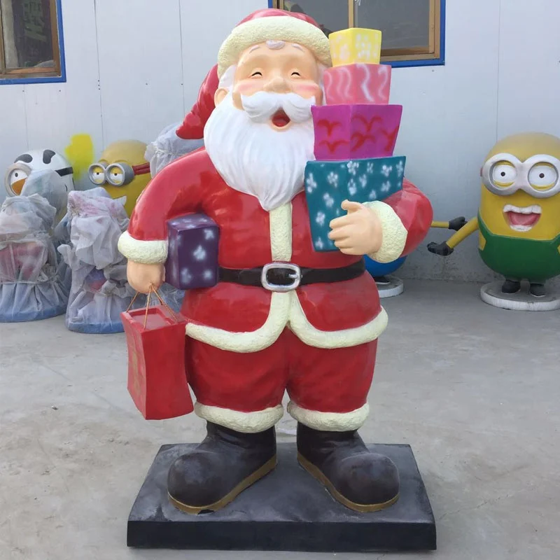 Outdoor Life Size Santa Claus Statue for Sale | Large Christmas