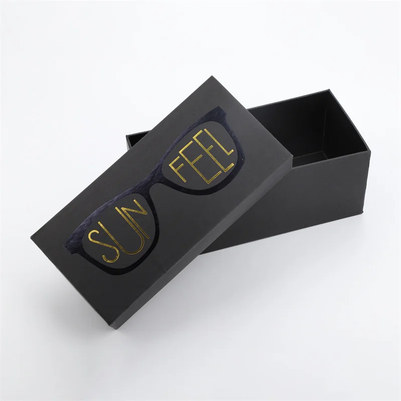product high end rectangle drawer custom printing logo sunglass luxury cardboard paper box-3
