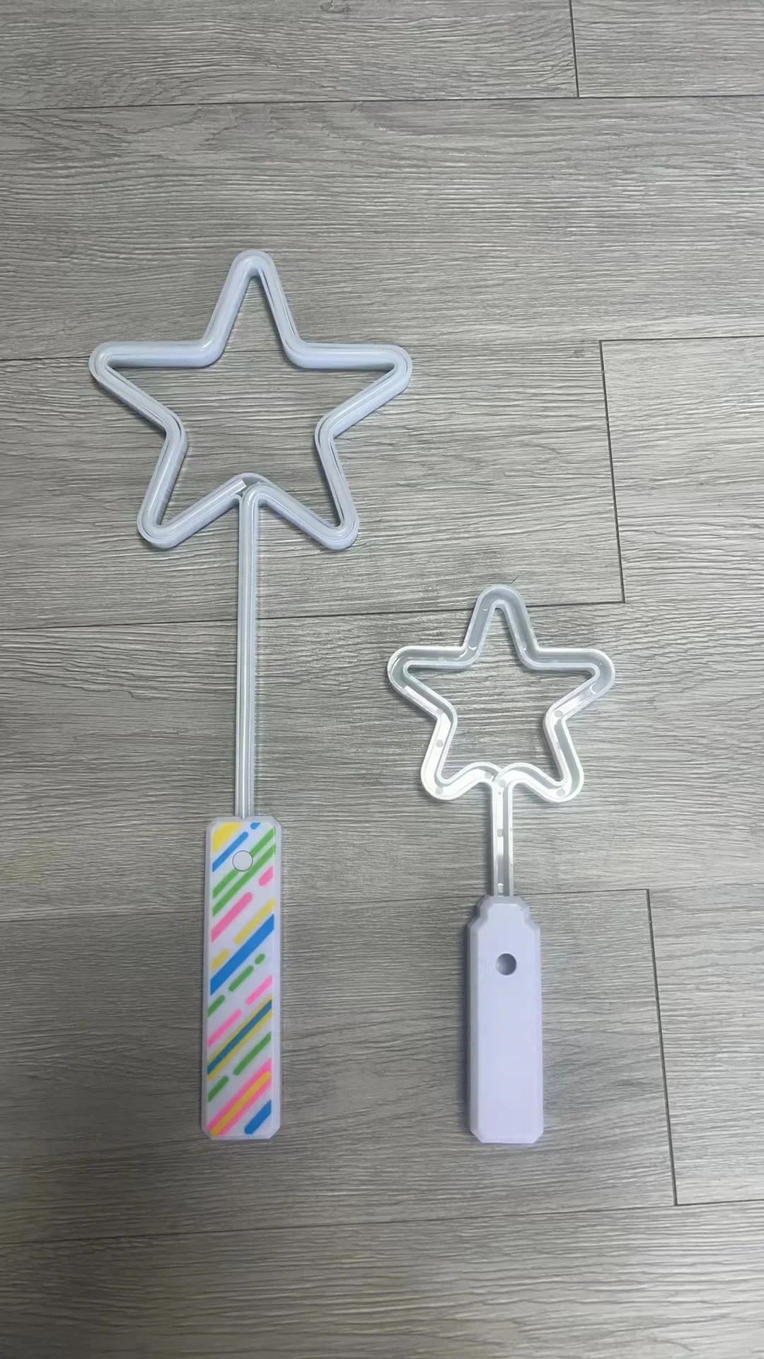 Varinha LED Iluminada em Forma de Estrela e Coração, Decoração de Festa com  Luzes Arco-Íris para Crianças, image size:1080x1920