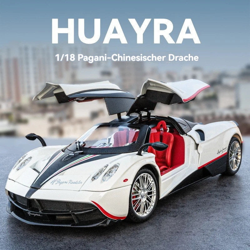 Toptan diecast 1:18 Pagani HUAYRA BC spor araba kalıbı dekorasyon