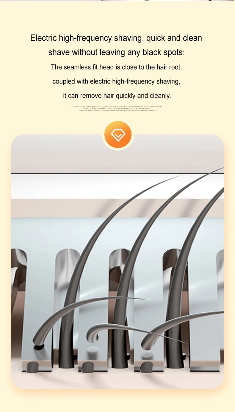 6 In 1 Longlasting Battery Life Multifunctional Professional Women's Epilator For Trimming