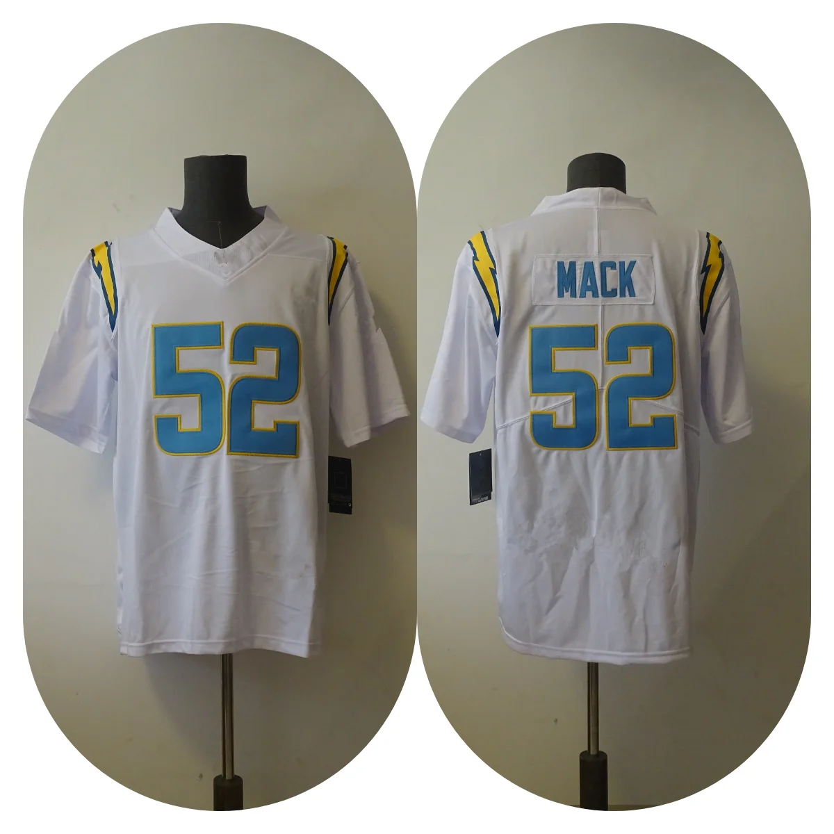 Wholesale Khalil Mack 52 Los Angeles Jerseys 10 Justin Herbert 13 Keenan  Allen 97 Bosa James Stitched Game USA Football Shirts Royal Navy From  m.