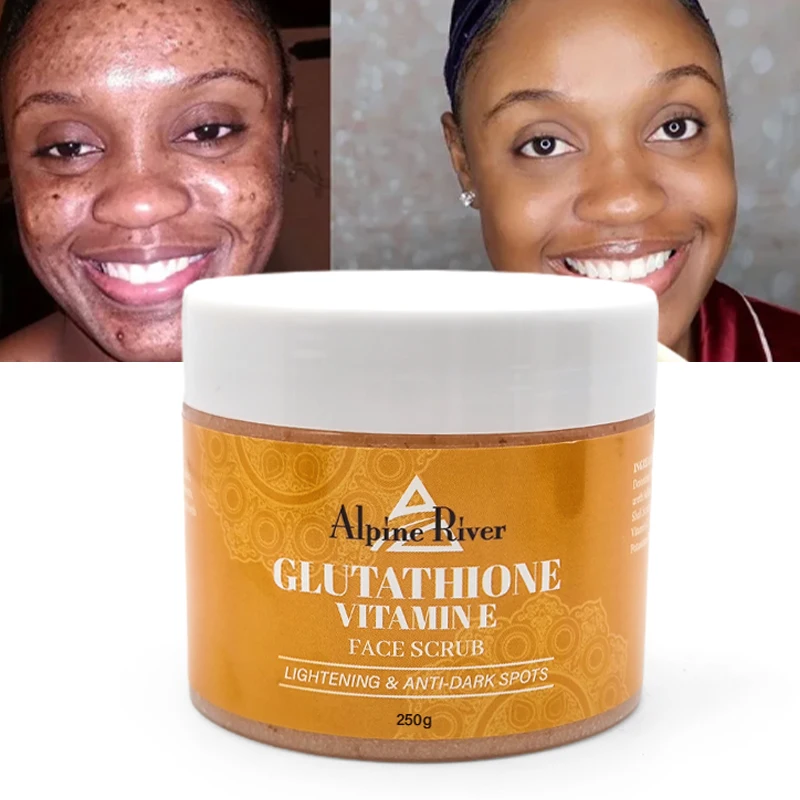 glutathione face scrub Sha's Facial Cleanser - All Skin Types, Pore Control, Acne Care, Brightening, Moisturizer, Facial Cleanser, Hydrating, Collagen Boosting, Exfoliating, Smooth Formula this skin whitening body scrub makes skin smooth and velvety after every wash Guerniss Raw Glutathione Niacinamide Body
