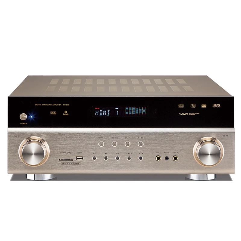 How do power amplifier work with av receiver