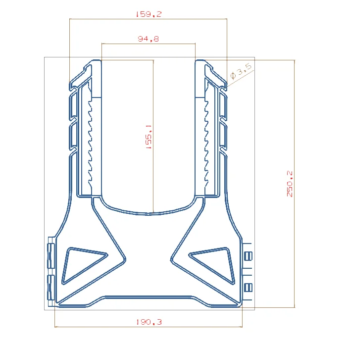 20ft Rv Sewer Hose Support,Adjustable Height,Rv Sewer Support With