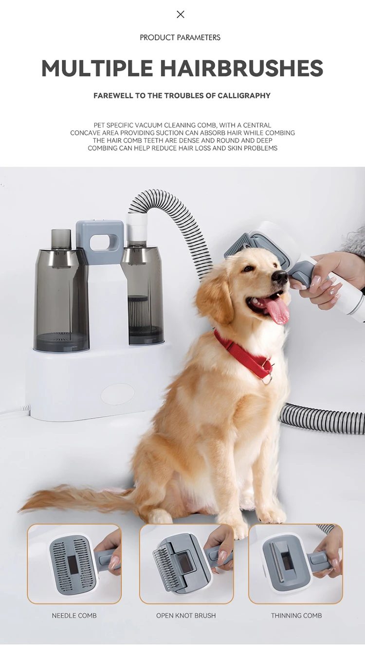 All In One Pet Grooming Products 2.5l Dog Vacuum Cleaner Hair Dryer