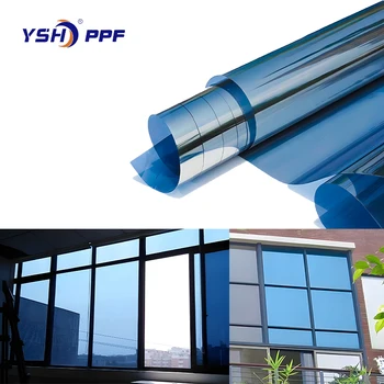 YSH 2PLY High Heat Resistant Ultra HD Nano Ceramic Tint Solar Tint protection anti uv building glass window film for home