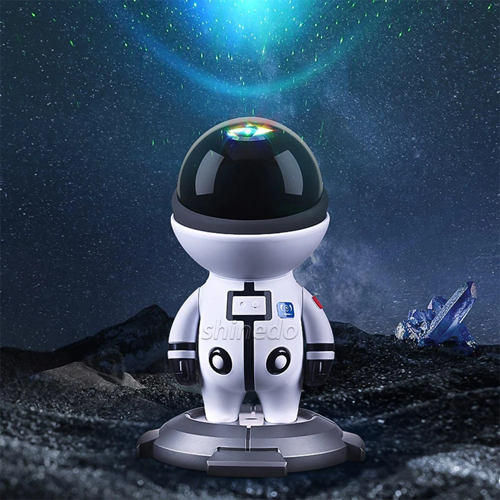 Led Intelligent Remote Control Astronaut Star Light Usb Charging ...