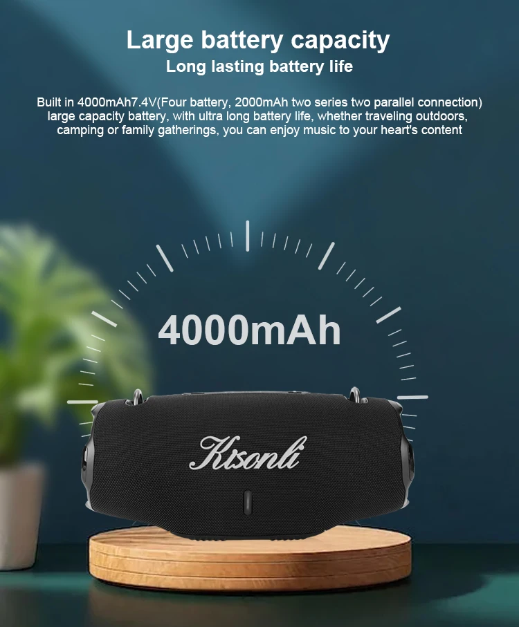 Kisonli K17 Professional Party Big Blue Tooth Speaker 50 Watts