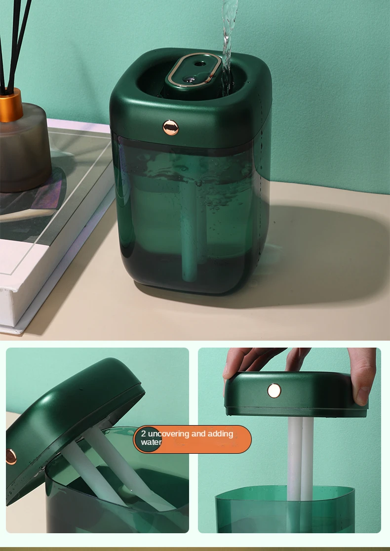 Mini Ultrasonic Atomizer Air Humidifier for Home Hotel