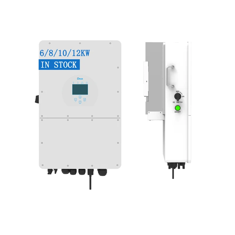 product deye high voltage hybrid solar inverter 220v 380v 6kw to 12kw triple output inverter with competitive wholesale price-2