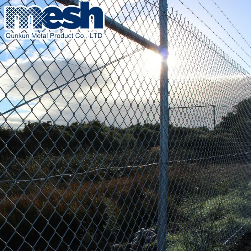 Cyclone Chain Link Wire Fence Philippines with Pvc Coated Fencing Trellis Gates Iron Metal Manufacturer