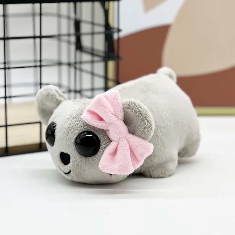 Plush Toys Sad Hamster Meme Plush Toy Pink Bow Good Selling Custom Plush Toy