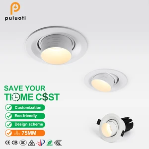 Modern Recessed Spot Light LED Aluminum with Adjustable Beam Angle of 15-60° Downlights,led Downlight,led Spot Light Ceiling