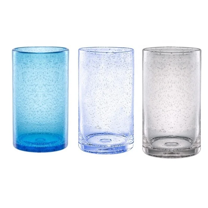 great prices colored glassware bubble sets