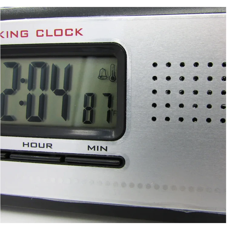 Novelty Desk Decoration Digital Talking Clock Workday Smart Flashlight Talking Alarm Clock