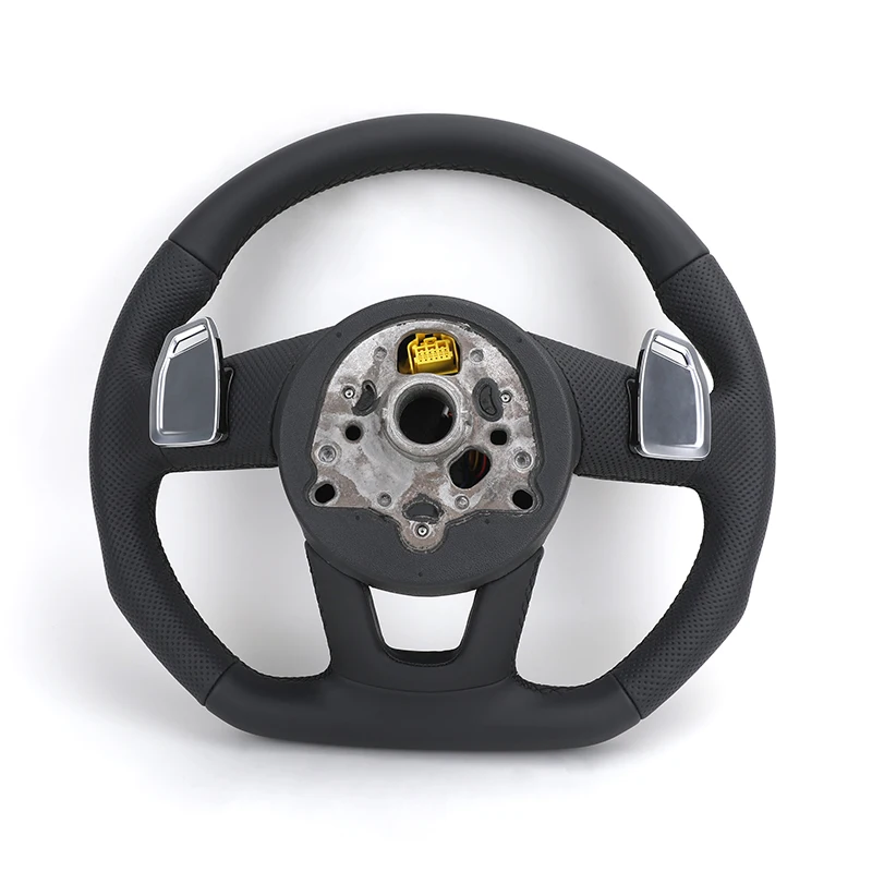 Perforated Leather Steering Wheel for Audi A3 A4 A5 RS R8