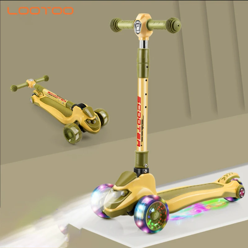 Girls Age 6 Toy Flicker Kick Scooter For Children / Children Scooter